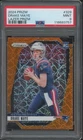 2024 Panini Prizm Lazer #329 Drake Maye RC Rookie Mint PSA 9