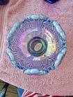Fenton Ice Blue Opalescent Lotus Candle Holder