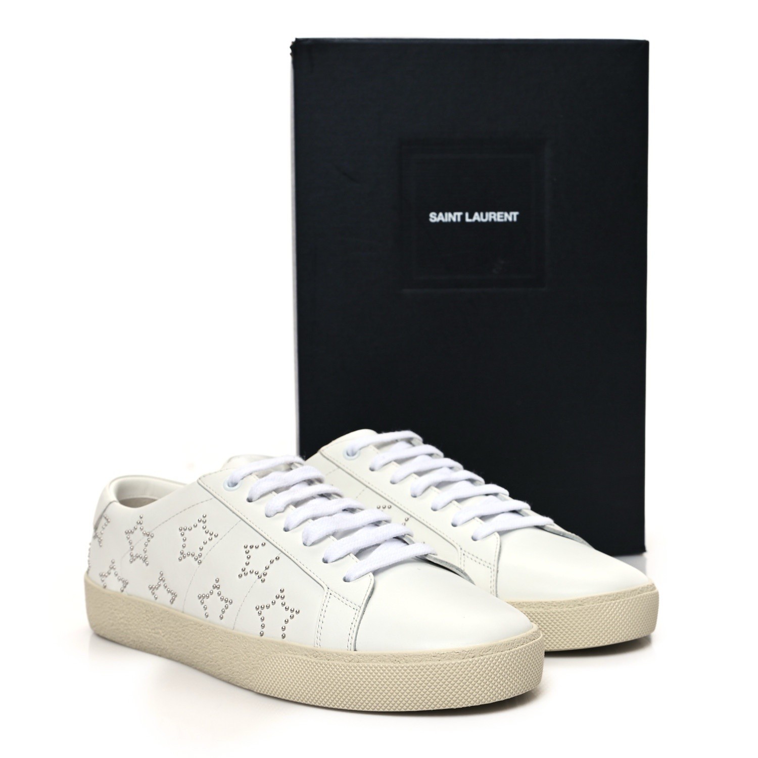 BNWT YSL Saint Laurent Court Classic SL/06 California Star Sneakers Sz 41.5 $795