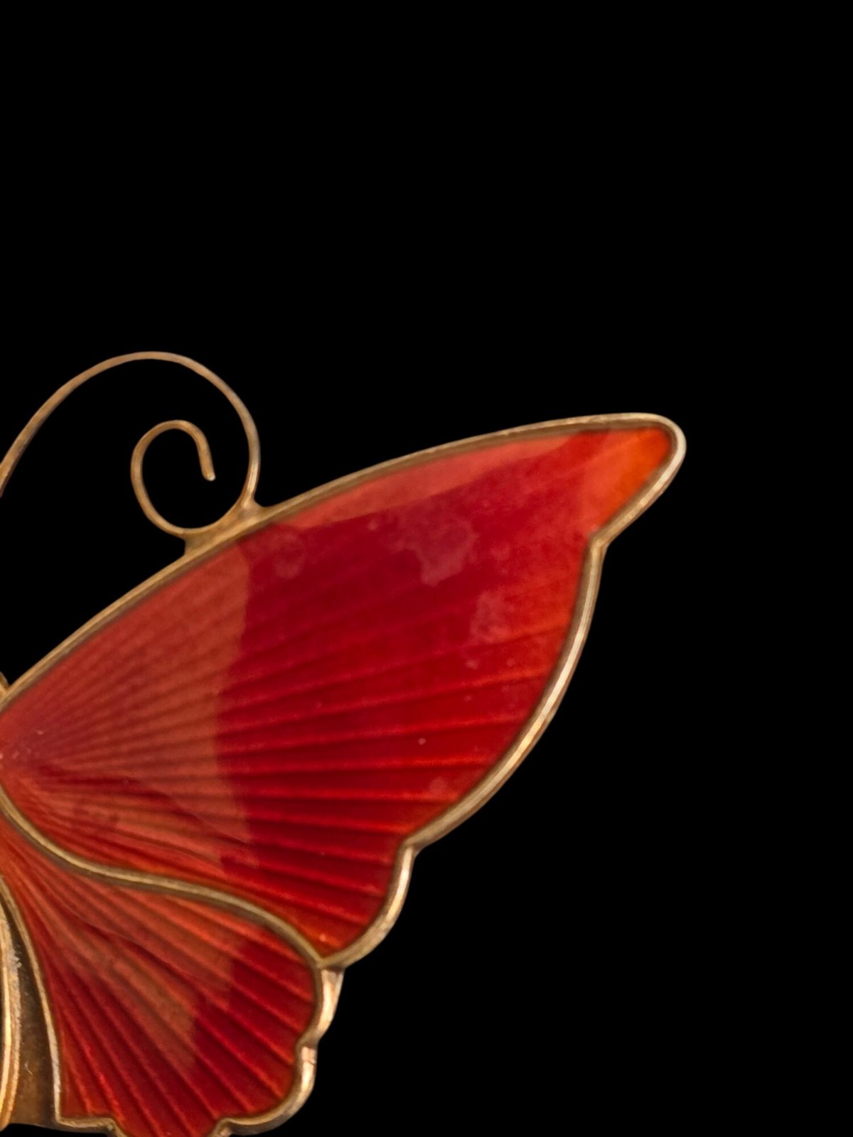 David Andersen Solid Sterling Silver Red Enamel G… - image 2