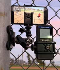 Combo Fence  Magnetic Post Mount for Gamechanger, Cell Phone, Mevo Start, GoPro