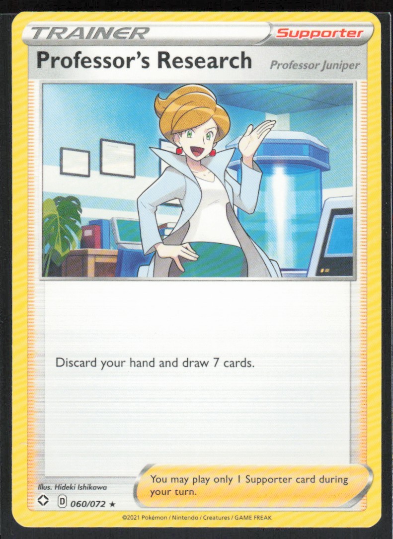 2021 Sword & Shield - Shining Fates Professor’s Research Rare #60