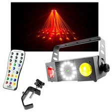 Chauvet DJ Lighting Swarm 4 FX Moonflower 3 in 1 Light w/ Remote  Clamp Package