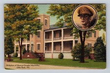 Little Rock AR-Arkansas, Birthplace General Douglas MacArthur, Vintage Postcard