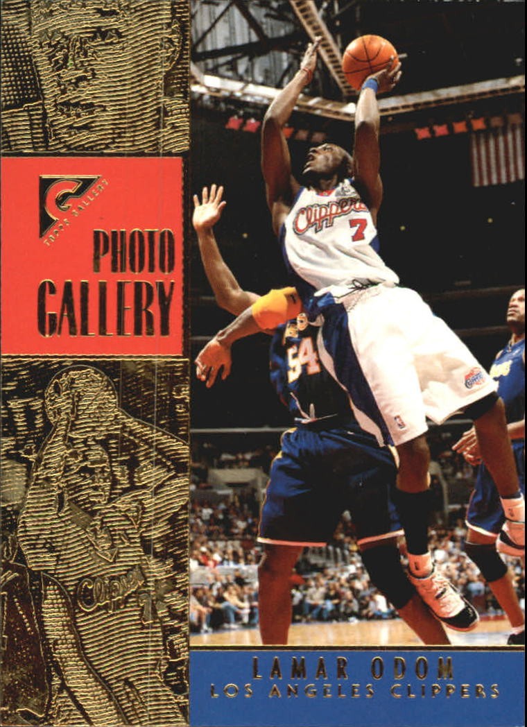 2000-01 Topps Gallery Photo Gallery #PG5 Lamar Odom Card