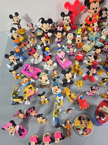 Mickey Minnie Mouse Pluto Goofy Figurines Lot Of 70+ Figures PVC Mcds Toys - Picture 6 of 8