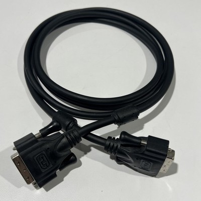 Insignia DVI-D Male-to-Male Cable 6ft Black NS-PI06501 EUC