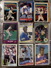 Huge Vintage Baseball/Basketball Binder Collection 500 Cards