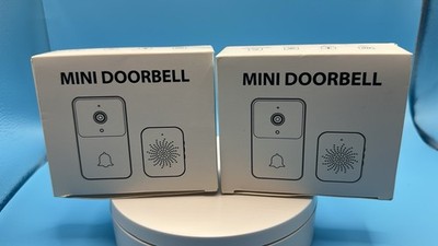 TWO-Smart Doorbell - Wireless, WiFi, Camera, black - Mobile Remote- New Open Box