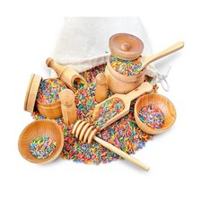 Wooden Tool Set for Sensory Bin 10 Piece , Child-Sized Montessori ... Fast Ship