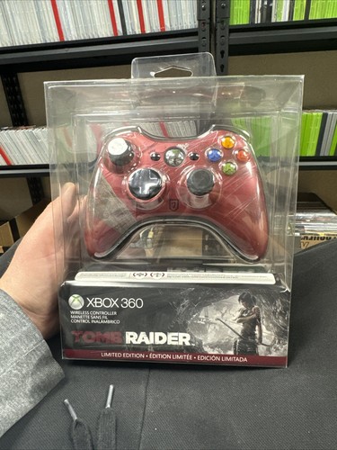 Microsoft Xbox 360 Controller - Tomb Raider Limited Edition - Factory Seal NEW - Picture 1 of 8