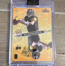Wild Card Stacked Deck Ben Roethlisberger One of One Football Trading Card 2024