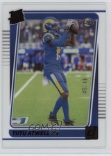 2021 Panini Clearly Donruss Rated Rookie Red /49 Tutu Atwell #73 1cz3