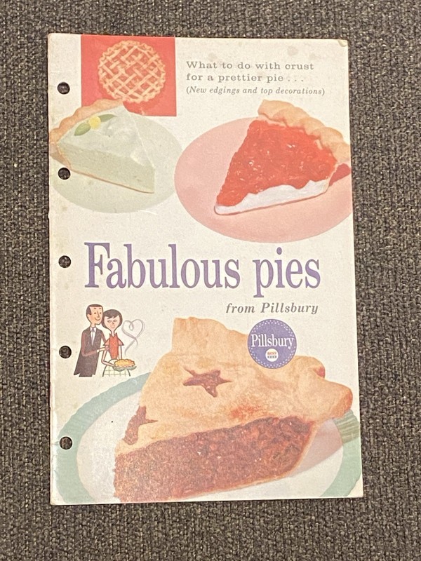 Pillsbury Fabulous Pies Recipe Booklet Vintage Collectible