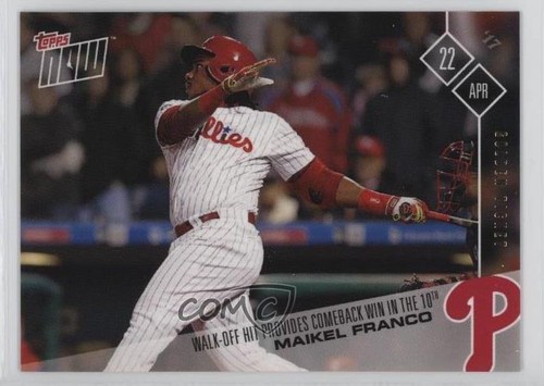 2017 Topps Now 73 Maikel Franco