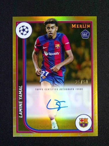 2023 Merlin Uefa Lamine Yamal Refractor /50