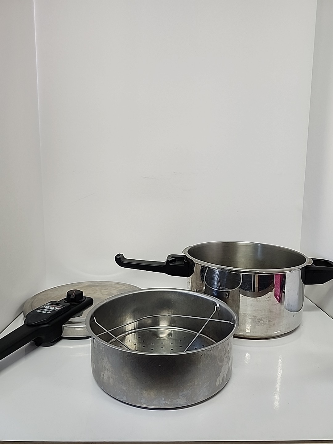 T-FAL  Stainless Steel 6.4Qt 6L Stove Top Pressure Cooker 