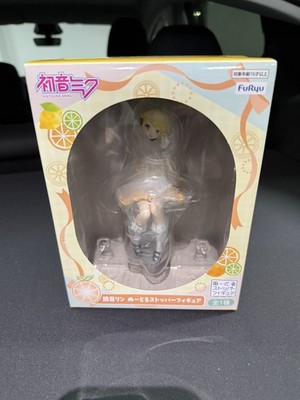 Furyu Citrus Miku B Prize Kagamine Rin Noodle Stopper Figure New Sealed