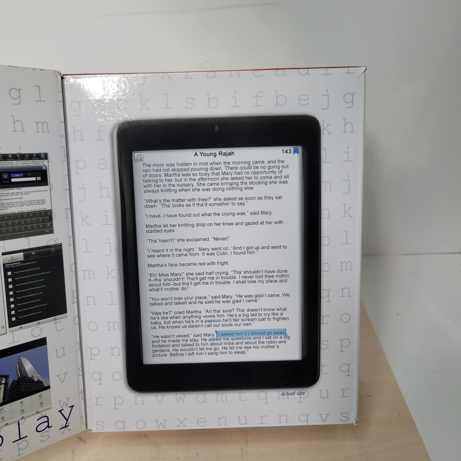 Pandigital Novel 7" Color Multimedia eReader 4GB Internal Memory - Blue