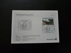 train steam locomotive FDC card Germany 2012