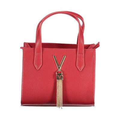 Mario Valentino Rosso Polyurethane Womens Bag 100% Authentic - VA-32614