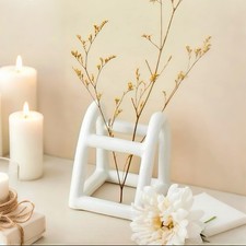 Handmade Ceramic Holder Stand for Toothbrushes, Makeup Brushes, and Pens - Mi...