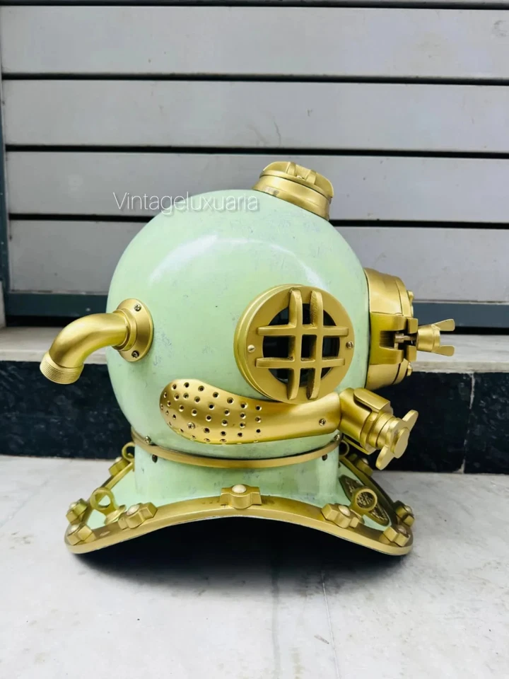 Casco de buceo US Navy Mark V | Boston Scuba Deep Sea Divers casco para regalo Foto 2 de 4