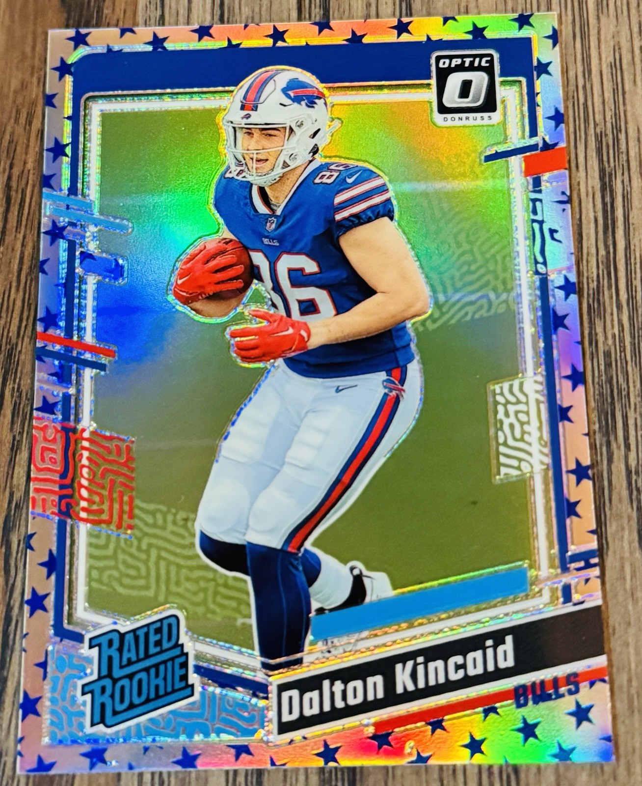 2023 Panini Donruss Optic Rated Stars Prizm Dalton Kincaid #211 Rookie RC