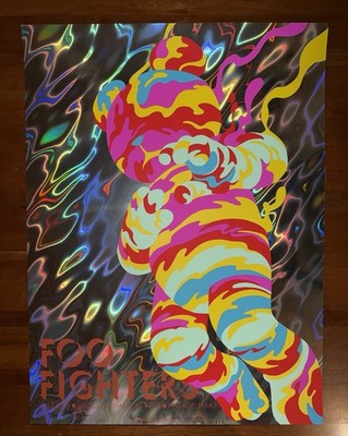  Foo Fighters Foil Poster Philadelphia 8/13 2026 Nirvana QOSTA Jermaine Rogers