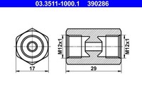 ATE Adapter, Bremsleitung 03.3511-1000.1