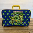 Vintage 1989 TMNT Teenage Mutant Ninja Turtle Suitcase / Carry Case  /Bag
