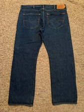 EUC Levi's 501 Straight Button Fly Jeans Mens tag 40x30 MEASURED 40x29 9814