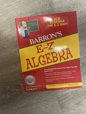 Barrons E-Z Algebra by Douglas Downing (2009,...