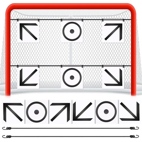 8 Pcs Hockey Shooting Net Targets for Hockey and Lacrosse Training Aid Lacros... - Picture 1 of 7