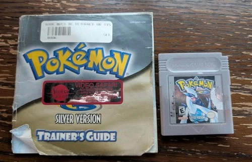 Pokémon: Silver With Manual,  Nintendo Game Boy Authentic Tested & New Battery