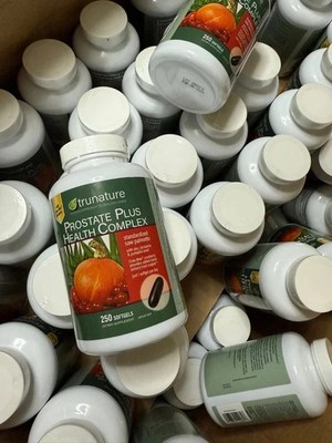 trunature Prostate Plus Health Complex, 250 Softgels with Saw Palmento Exp 4/28