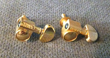 Pair of Grover Tuning Pegs, Goldtone
