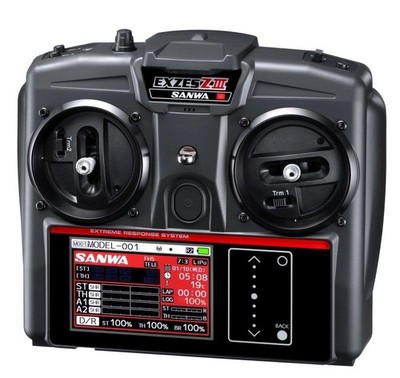 Sanwa SANWA SURFACE CH4 2.4GHz FH5/FH5U SXR SSL + Telemetrie SANWA EXZES ZIII RX