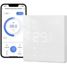 Produktbild - AVATTO Thermostat Für Wasser-Fußbodenheizung, Smart Wifi Thermostat, WT400S-3A-W