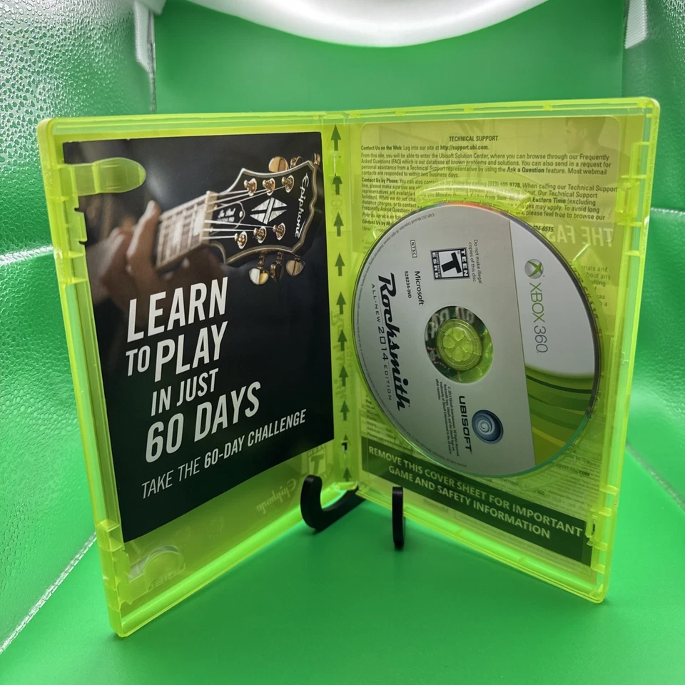 Rocksmith Todo Nuevo Edición 2014 (Microsoft Xbox 360, 2013) Probado Foto 3 de 4