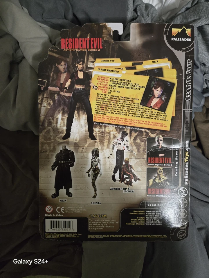 Figura Capcom 2001 Vintage Palisades Resident Evil Code Veronica Claire Redfield Foto 3 de 4