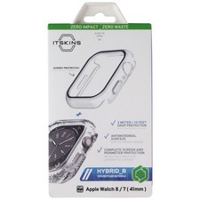 ITSKINS Hybrid R 360 Case for Apple Watch 8/7 41mm - Clear Transparent