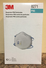 3M 8271 P95 Disposable Particulate Respirator 10-Pack