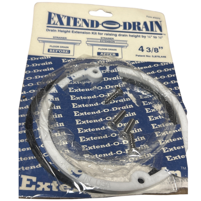 #ad Extend O Drain 4 3 8quot; Floor Drain Height Extension Kit NEW Damaged Pkg $12.43