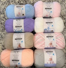 NEW Bernat Baby Sport Yarn--1,000+ yds per Skein
