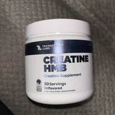 Creatine Monohydrate HMB (Unflavored) Transparent Labs EXP: 6/2027