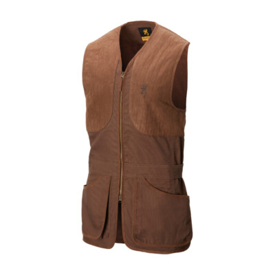 Browning Herren Elite Skeet Weste Shooting Weste - dunkelbraun
