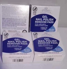 Studio Selection Gel Nail Polish Remover Pads. 40 pads Total.