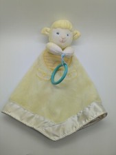 Prestige Lovey Lamb Baby Security Blanket Yellow