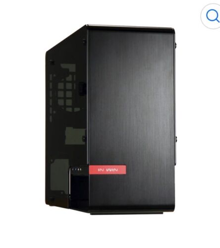 NEW IN WIN 901 Black Aluminum/tempered glass Mini-ITX tower ~ Computer Case - Picture 3 of 10
